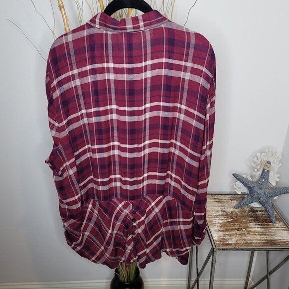 Lucky Brand Button Up Womens 2X - Picture 2 of 8